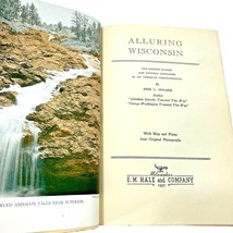 Alluring Wisconsin Book Fred L Holmes EM Hale Maps History 2nd Printing HC 1938 - £9.44 GBP