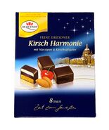 Dr. Quendt chocolate dominos: Cherry &amp; Marzipan (Kirsch Harmonie) 150g - $14.36