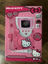 Hello Kitty 68109 CD Karaoke System with Screen, Pink/White - £352.01 GBP