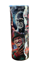 Halloween Slasher Horror tumbler 20 Oz Stainless Steel - $299.07 MXN