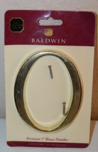 Baldwin 90670 Address Numbers House Number Home Accents - Brass - £11.91 GBP