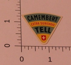 Vintage camembert Extra Surchoix Tell Cheese label  - $95.11 MXN