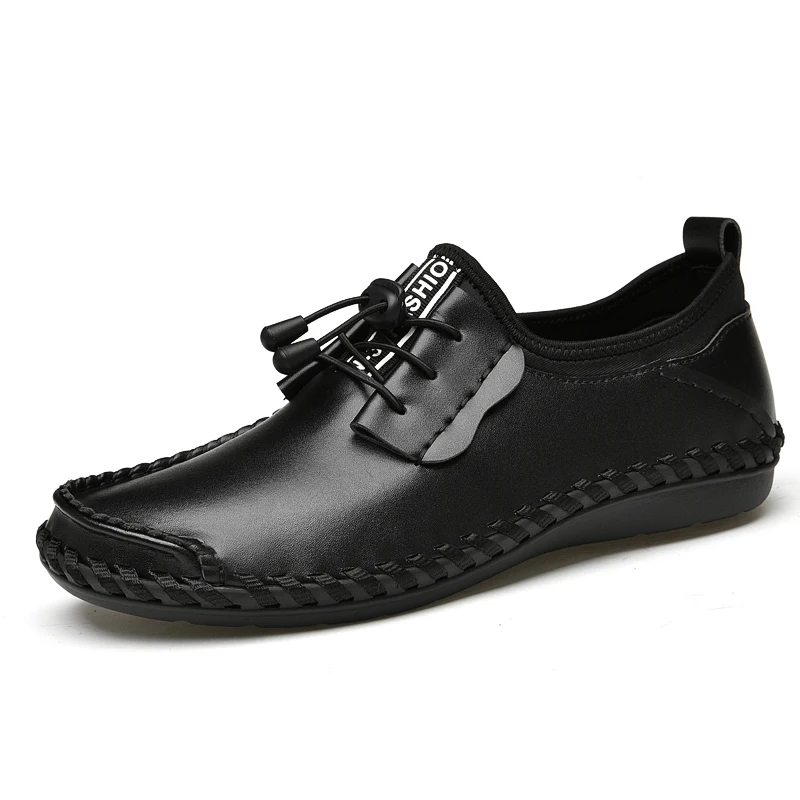 Best Sneakers Handmade Leather Shoes Men Casual  Fashion Soft Leather Loafers Me - £56.05 GBP