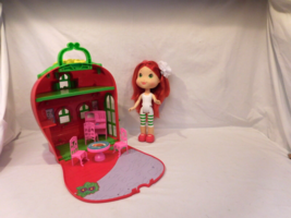 Strawberry Shortcake Party House + Large Strawberry Doll - £32.35 GBP