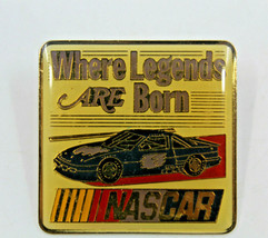 Nascar Where Legends Are Born Collectible Car Pin Nashville Motorsports Vintage - £13.36 GBP