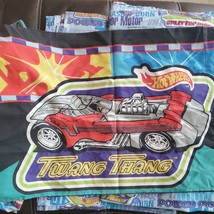 Vtg 90&#39;s Hotwheels Twin 5 Piece Sheet Set Bedsheet Mattel USA Toy Cars 1997 - $66.49