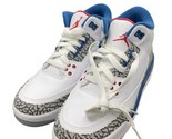Nike Youth Air Jordan 3 Retro OG Basketball Shoe 854261-106 White/Multi Size 6.5