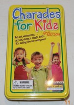 Charades for Kids 2nd Edition; Pressman tin 100% COMPLETE HTF - £18.83 GBP