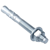 Zinc-Plated Wedge Anchors 1/4 x 1-3/4 Inch, 5-Pack for Concrete/Cement - €8,13 EUR