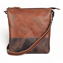 Ranch Junkie women&#39;s vintage saddle large crossbody bag in Brown - size ... - £64.87 GBP