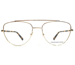 Calvin Klein Jeans Eyeglasses Frames CKJ19308 717 Tortoise Gold Round 53-18-140 - £29.22 GBP