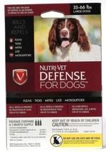 NutriVet Defense For Large Dogs 33-66 lbs Prevent ReInfestation 3 Month ... - £14.73 GBP