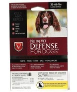 NutriVet Defense For Large Dogs 33-66 lbs Prevent ReInfestation 3 Month ... - £14.78 GBP