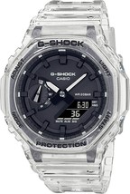 Casio G-Shock GA2100SKE-7A Men&#39;s Analog-Digital Clear Resin Strap Watch - £82.37 GBP