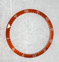 New KOBOLD Orange  Soarway Diver Watch Ring / Bezel Insert Dial NOS - £39.97 GBP