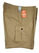 Dockers Pacific Collection Big &amp; Tall Cargo Short 52 Flat Front Khaki Casual NWT - £18.78 GBP