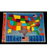 Educational Window Clings ~ United States Capitals, Geographical Static ... - €7,56 EUR