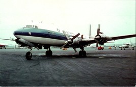 Vintage Postcard Eastern Airlines Douglas DC-7 Airplane Aviation Chrome ... - £4.11 GBP