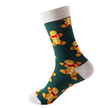 Ginger Bread Pattern Cozy Socks (One Size) - $10.99