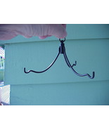 3 Arm Black Small Metal Hanger Bird Feeder Part - $5.95