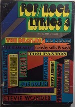 POP/ROCK LYRICS 3 edited by Jerry L. Walker (1971) Scholastic illustrated SC - £7.92 GBP