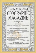 National Geographic Nov 1928 Marco Polo Lamas Choni Overland Explorer Venice - $19.80