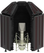 High Density Absorbent Foam To Filter Vocal, Top Enclosed Foldable Sound... - $76.97