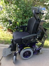 Amy Systems Alltrack M3 Series Blue Rehab Electric Motorized Power Wheelchair - £1,708.62 GBP