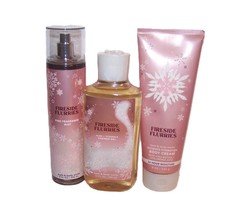 Fireside Flurries Cream, Fragrance Mist &amp; Gel Holiday Set- Bath &amp; Body Works - $67.50