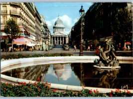 The Pantheon and rue Soufflot Paris France Postcard - £5.22 GBP