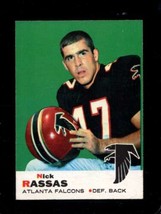 1969 Topps #71 Nick Rassas Exmt Falcons *X43433 - £1.54 GBP