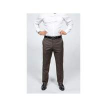 Mens TOMMY HILFIGER Suit Wool Blend 2 Button Side Vent Shark Texture 0132 Brown image 9