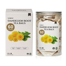 Dandelion Root Tea, 60 Tea Natural Herbal Tea Rich Flavor Natural Herbal... - $18.99