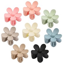 8PCS Flower Claw Clips Hair Claw Clips for Thick Thin Hair Non Slip Flow... - £18.48 GBP