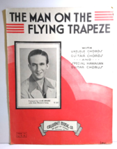 The Man On The Flying Trapeze Sheet Music 1935 Gabe Drake Zeke Manners Gang - $15.38