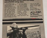 1977 Accu-Point Scopes By Weaver Vintage Print Ad Advertisement pa19 - $7.91