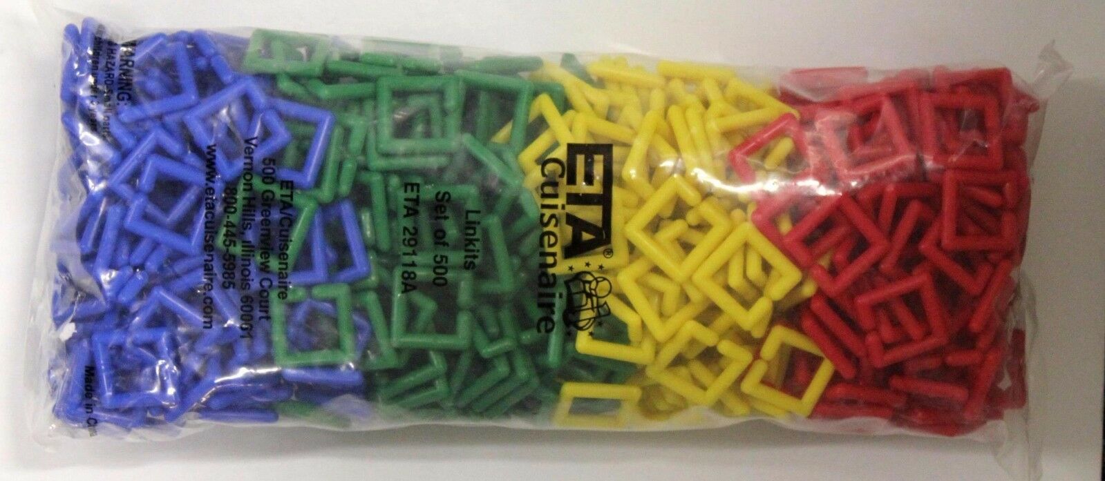 ETA 29118A Cuisenaire Linkits (Link N Learn) Math Manipulatives ...
