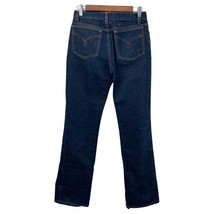 Moschino Jeans Mid Rise Dark Wash Denim Split Cuff Dark Wash Size 26 - £45.52 GBP