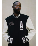  Ma Maniére x NIKE Destroyer Varsity Jacket With Leather Sleeves - $3,310.16 MXN+
