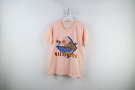 Vtg 80s Streetwear Mens Small Thin Spell Out Beach Ocean California T-Shirt USA - $69.25