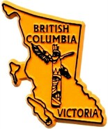 British Columbia Canadian Province Fridge Magnet - $6.99