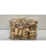 Lot of 50+ Natural Used Wine Corks NO Plastic  arts &amp; crafts - $156.35 MXN