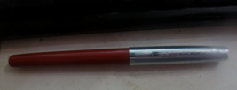 ESTERBROOK 5 1/2&quot; Fountain Pen RED RESIN &amp; CHROME 1555 Nib - £21.96 GBP