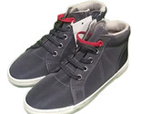 Cat &amp; Jack Grigio Ford Nylon Tessuto Cerniera Sneaker Bambini USA 9 Nwt - $14.99