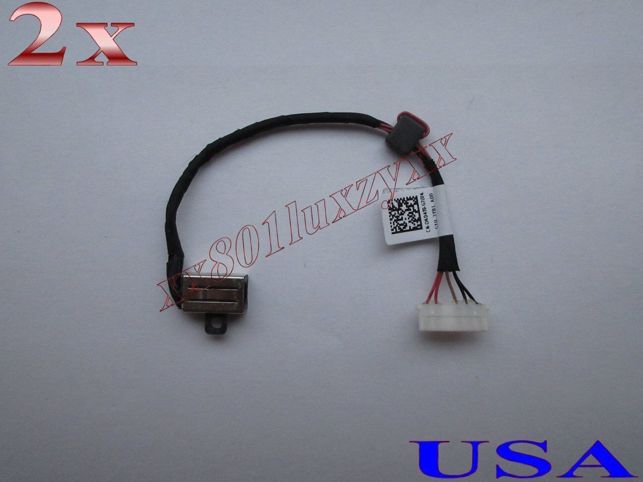 2x DC Power Jack Connector Cable Harness For Dell Inspiron 5555/5558 0KD4T9 - $6.29