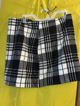 IDEALSANXUN Womens High Waist Plaid Bodycon Pencil Wool Mini Skirts size XL - $15.31
