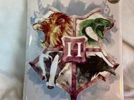 Harry Potter Hogwarts House Crest Art Poster Geek Gear Slytherin Gryffin... - £14.50 GBP