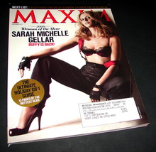 MAXIM Magazine 120 Dec 2007 SARAH MICHELLE GELLAR 2008 Woman Of THe Year 2 - $12.99