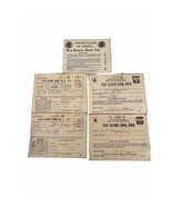 5 WWII War Ration Books With Stamps &amp;  Leather Holder Original WWII Memo... - $63.66 CAD