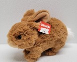 Gund Realistic Bunny Plush 8&quot; Brown 4053952 Stuffed Animal Rabbit New Wi... - $19.70
